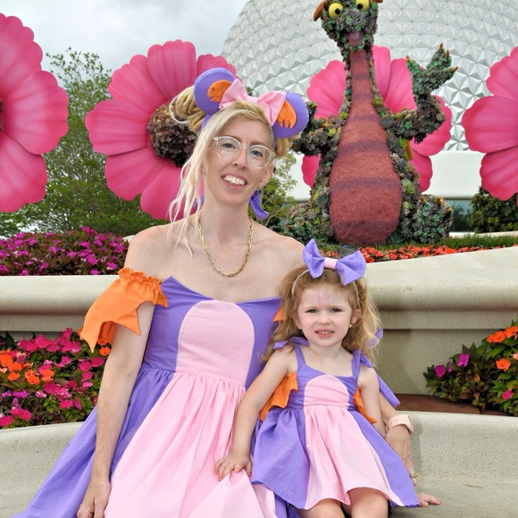 New York Couture One of a Kind Kids Girls FIGMENT Inspired Wings Dress - Picture 6 of 8